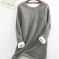 Women's NEW Casual Cotton Round Neck Solid Sweatshirt (S-5XL)