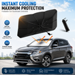⏰🔥LIMITED TIME 50% OFF!🔥50K+ SOLD! Upgraded Car Windshield Sun Shade Umbrella☂️