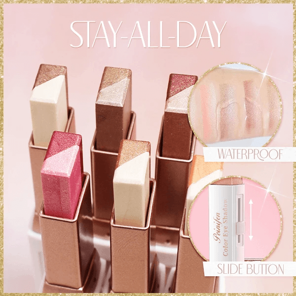 ⏳LAST DAY 50% OFF!!✨Two Color Pearlescent & Matte Highlighter Eyeshadow Stick🔥