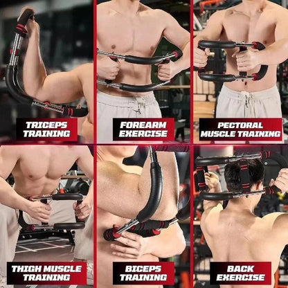 🎉New Year's Gift 50% OFF!💪U-Shaped Adjustable Spring Arm Trainer (3-in-1 Resistance + Travel-Proof) – Train Arms/Shoulders/Back in One Movement!
