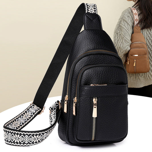 2025 Hot Sale🔥42% OFF🔥Women's Vintage PU Leather Chest Bag
