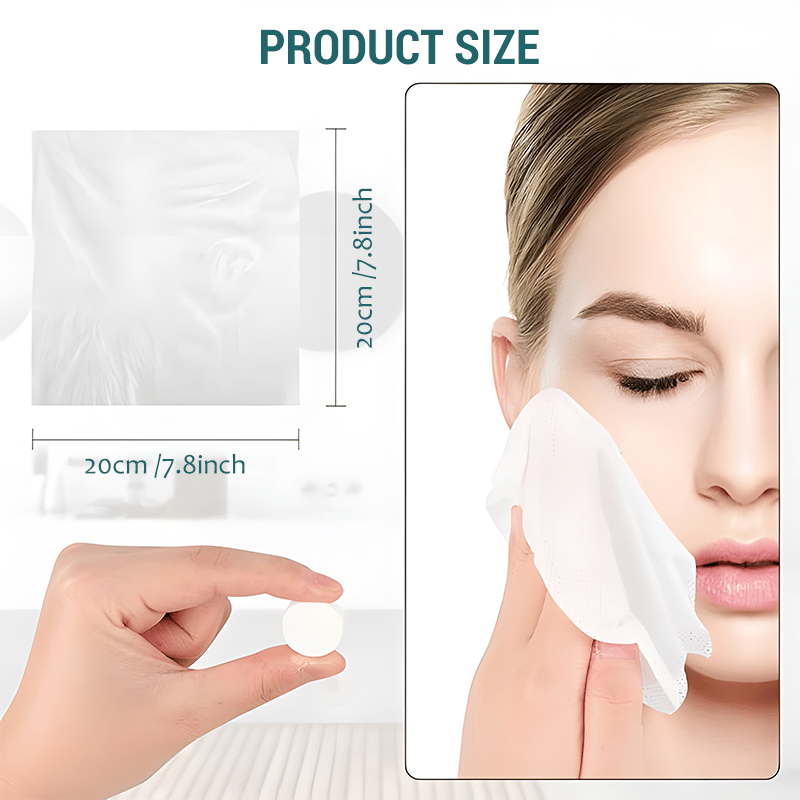 🏆Flash Sale⚡50K+ SOLD!💥EACH ONLY $0.12!!!✨Compressed Towel Tablets - 142% high-quality pure cotton