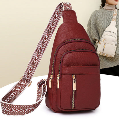 2025 Hot Sale🔥42% OFF🔥Women's Vintage PU Leather Chest Bag