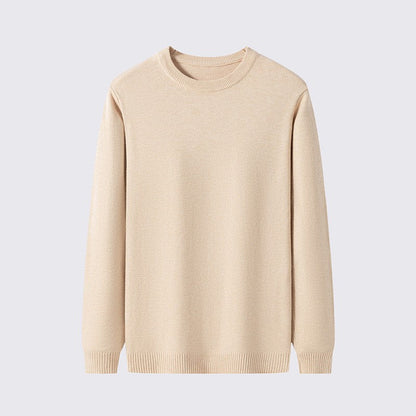 🔥2025 Hot Sale 50% Off🔥Plain knitted basic crew neck shirt for men