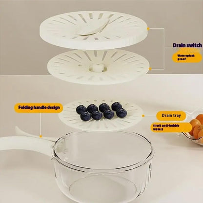 💥Hot Sale 50% Off 💥New Draining Basket With Lid