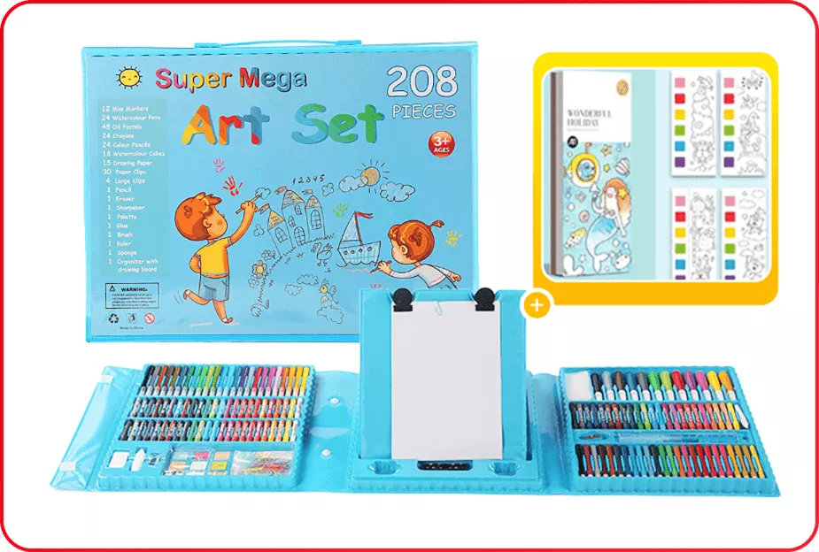 💗Hot Promotion 50% Off💗Deluxe 6-In-1 Art Creativity Set🎁The Best Present For Kids