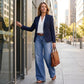 Women's Vintage High-Waist Wide-Leg Jeans