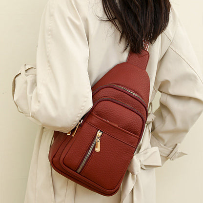 2025 Hot Sale🔥42% OFF🔥Women's Vintage PU Leather Chest Bag