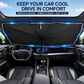 ⏰🔥LIMITED TIME 50% OFF!🔥50K+ SOLD! Upgraded Car Windshield Sun Shade Umbrella☂️