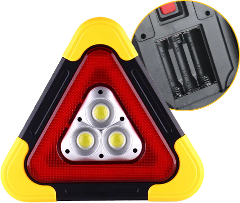 🥳2026 HOT SALE💥50K+ SOLD!🚨 3-IN-1 solar emergency triangle warning light at the roadside📱