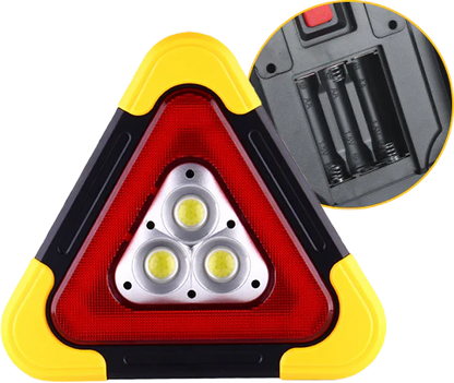 🥳2026 HOT SALE💥50K+ SOLD!🚨 3-IN-1 solar emergency triangle warning light at the roadside📱