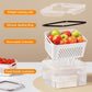 🍓✨ 3-PC Fruit Container Set – Removable Colander, Leak-Proof & Stackable 🧊