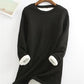 Women's NEW Casual Cotton Round Neck Solid Sweatshirt (S-5XL)