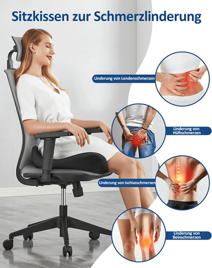 🎁LAST DAY 49% OFF🔥Ergonomic memory foam seat cushion