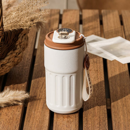 Gift Idea🔥🔥Led Temperature Display Coffee Mug Stainless Steel Thermos😊