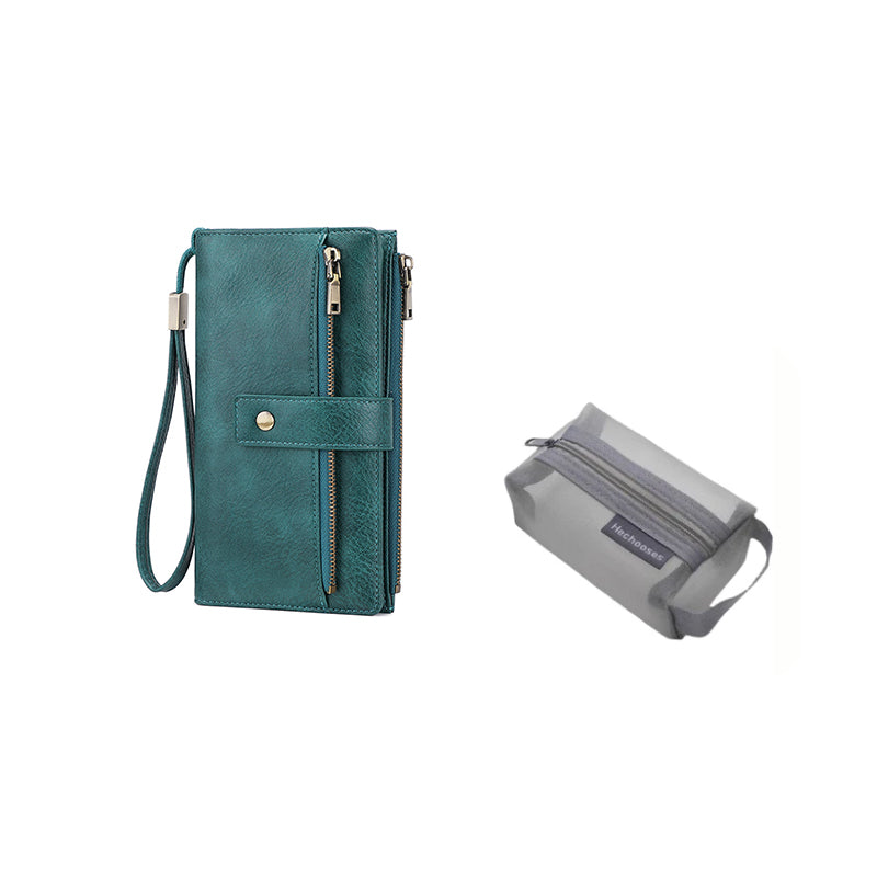 🔥Limited-time offer-Women's Retro Style RFID Blocking Tri-fold Wallet