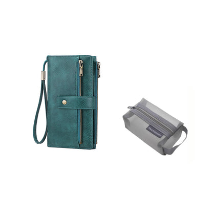 🔥Limited-time offer-Women's Retro Style RFID Blocking Tri-fold Wallet