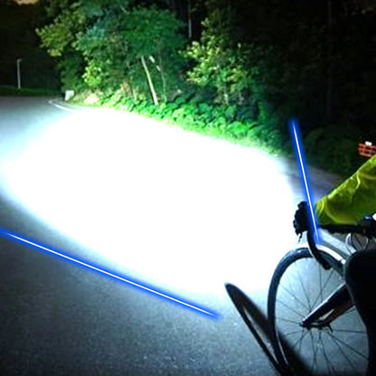 💥 BUY 1 GET 1 FREE! 🚴‍♂️ LED Waterproof Rechargeable Bike Headlight with Clip – Bright & Durable ✨