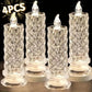 🔥Last Day 50% OFF🎁LED Crystal Candle Lights- Romantic Tabletop Night Lights