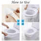 🎁2025 Hot Sale🎁- 50% OFF💥 Disposable Plastic Toilet Seat Cover - No Worry Of Public Toilet Anymore👋