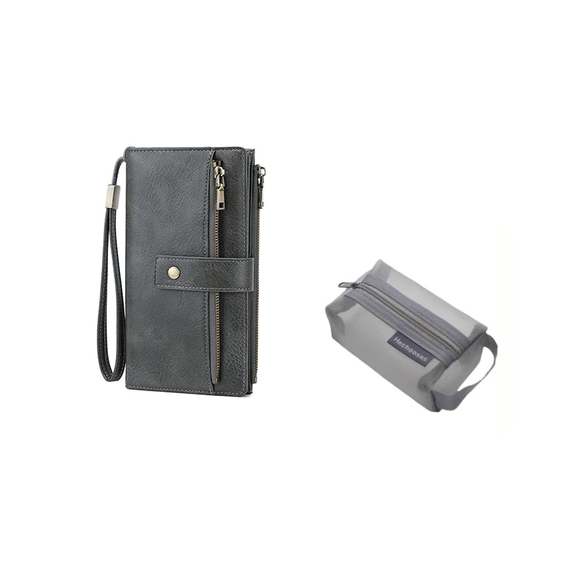 🔥Limited-time offer-Women's Retro Style RFID Blocking Tri-fold Wallet