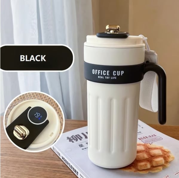 Gift Idea🔥🔥Led Temperature Display Coffee Mug Stainless Steel Thermos😊