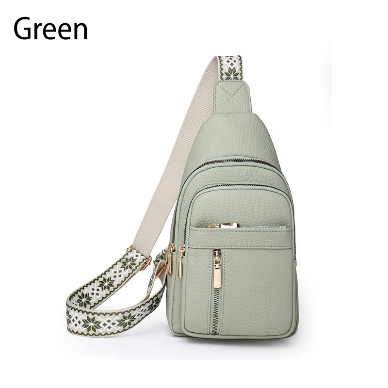 2025 Hot Sale🔥42% OFF🔥Women's Vintage PU Leather Chest Bag