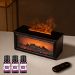 🔥 50% OFF – LAST DAY! 💦 Humidifier with fireplace effect – 7 LED colors and remote control, soothing atmosphere for home/office 🌙📦