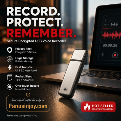 ⌛50% Limited Time Discount! 🔊Portable High-Definition Noise-Cancelling USB Voice Recorder