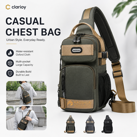 🎁2026 New Arrivals 50% OFF💥Adjustable Oxford Cloth Chest Bag – Lightweight, durable & versatile. Perfect for hands‑free daily carry. Stylish & practical! 🌟👜