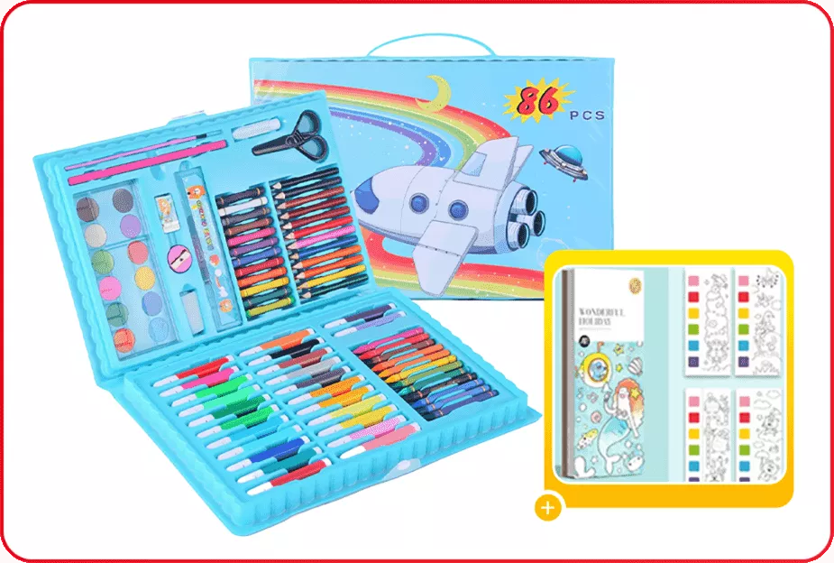 💗Hot Promotion 50% Off💗Deluxe 6-In-1 Art Creativity Set🎁The Best Present For Kids