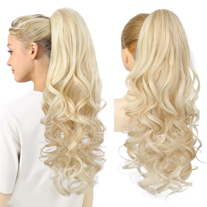 💜Limited time promotion 50%OFF💜Clip-on Wavy Ponytail Extension