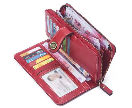 Women's Fashion Zipper Wallet