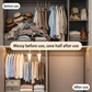 🔥Limited-time offer-Multifunctional Triangle Closet Organizer