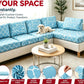 💗LAST DAY SALE 50% OFF⚡50K+ SOLD💕Patio Sofa Cushion Cover – Stretch, Water-Resistant ✨