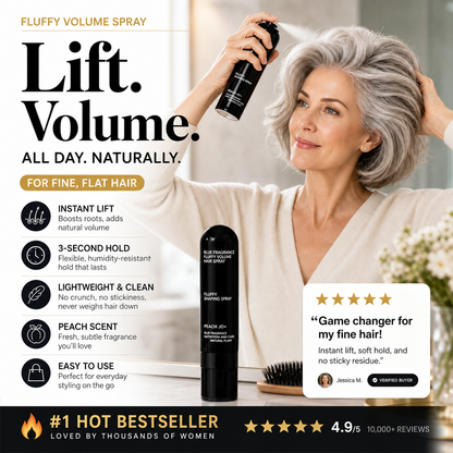 💁 LIMITED-TIME 50% OFF! Fluffy Hair Shaping Spray, Long Lasting Peach Scent Volumizing Hair Mist for All-Day Hold