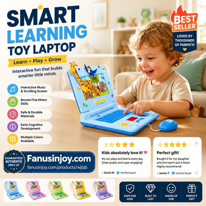 🏆🖥️Limited Time 50% Off‼️👧Interactive Simulation Toy Laptop｜Kids Educational Pretend Play Learning Toy🖥️