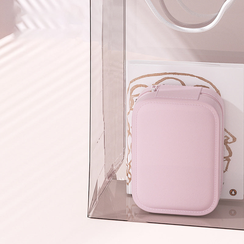 Integrated Make-up Storage Box with Light-Filled Mirror
