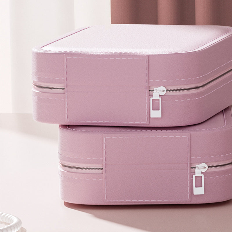 Integrated Make-up Storage Box with Light-Filled Mirror