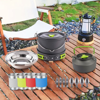 💞2025 Hot Sale 50% Off⚡Durable Lightweight Portable Camping Cookware Mess Set