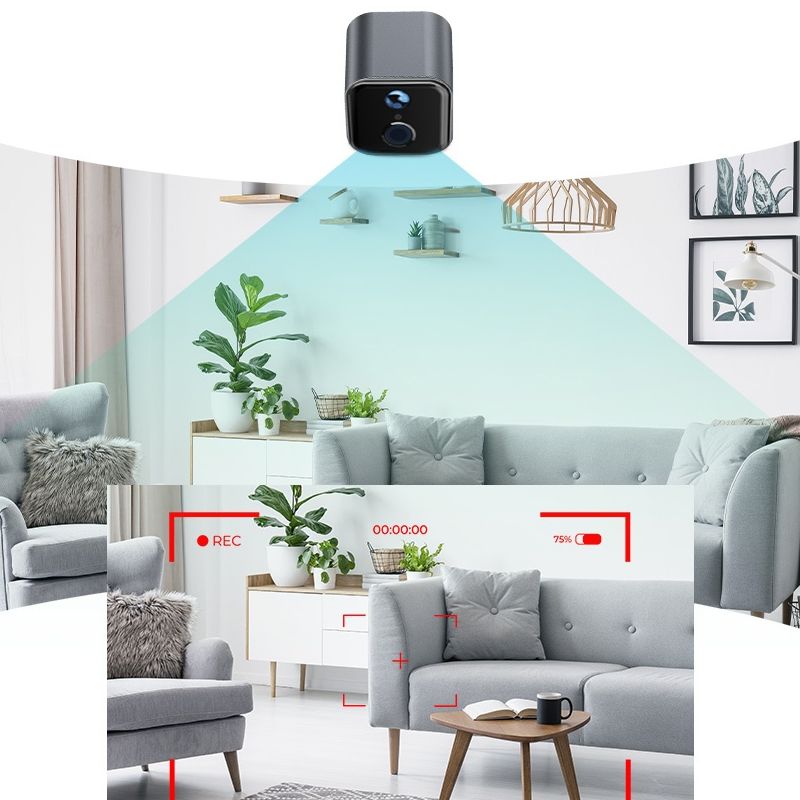 🔥New for 2025!🔥Installation-free WiFi Smart Wireless Surveillance Camera