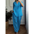 💥Summer Hot Sale 50% OFF💥Women's Casual Loose 2-Piece Set with Chic Button Embellishment