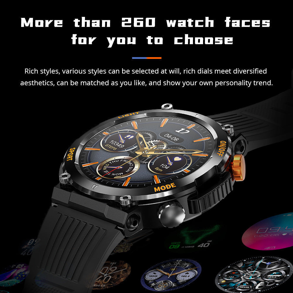 ⌚Last day's offer - 50% OFF🔥🌲 Sports Outdoor Smartwatch – Perfect for Adventure & Sports 🚴 | Waterproof, Bluetooth Call & 100+ Modes ✨