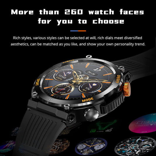 ⌚Last day's offer - 50% OFF🔥🌲 Sports Outdoor Smartwatch – Perfect for Adventure & Sports 🚴 | Waterproof, Bluetooth Call & 100+ Modes ✨