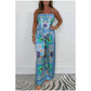 🔥New Arrival- 50% OFF💝Women's Exotic Spaghetti Strap Printed Top & Loose Pants 2-Piece Set
