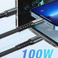 🔥Transparent Luminous 3-in-1 Super Fast Charging Cable🔥