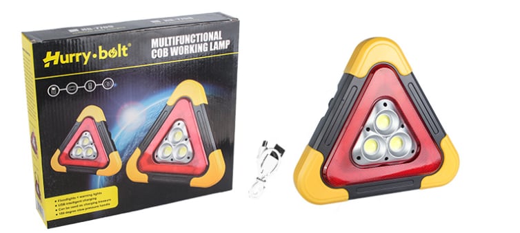 🥳2026 HOT SALE💥50K+ SOLD!🚨 3-IN-1 solar emergency triangle warning light at the roadside📱