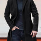 🍂 Timeless Warmth | Men's Wool-Blend Single-Breasted Notch-Lapel Coat