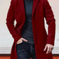 🍂 Timeless Warmth | Men's Wool-Blend Single-Breasted Notch-Lapel Coat