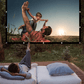 🎬 60% OFF HOT SALE! ✨ Giant Portable Outdoor Cinema Screen - 4K HD Projection with Adjustable Stand for Outdoor Parties 🌟🌙